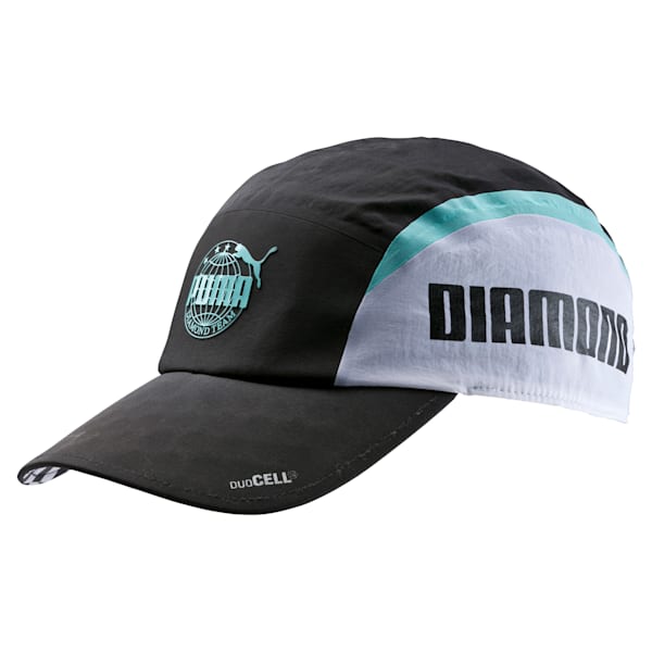 PUMA x DIAMOND Retro Adjustable Hat, Puma Black, extralarge