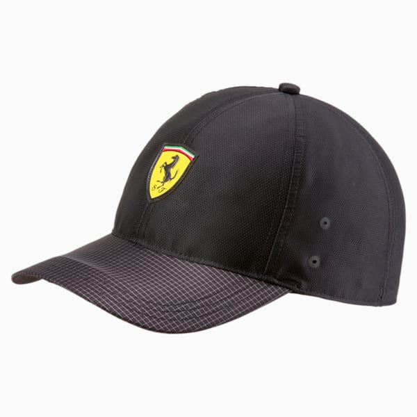 Ferrari Fanwear Night Baseball Hat, Puma Black, extralarge