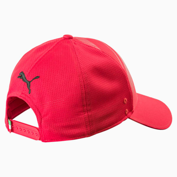 Ferrari Fanwear Tech Baseball Hat, Rosso Corsa, extralarge