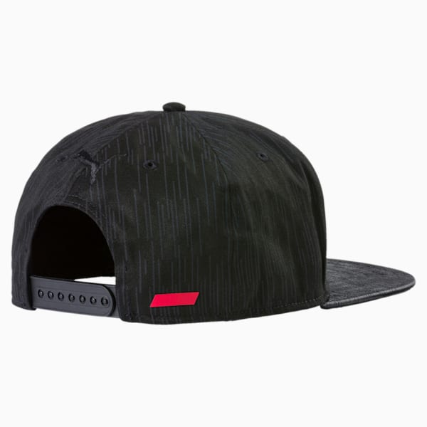 Ferrari Lifestyle Flat Brim Hat, Puma Black, extralarge