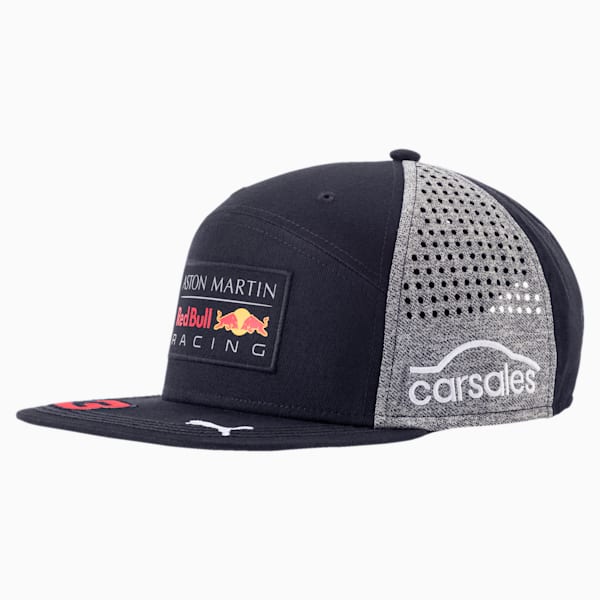 Red Bull Racing Replica Ricciardo Flat Brim Hat, NIGHT SKY, extralarge