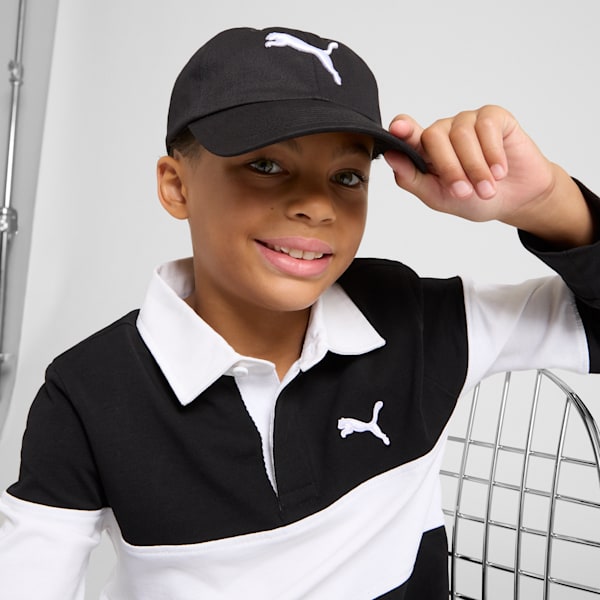 Essentials Woven Cap JR, Puma Black-Big Cat, extralarge