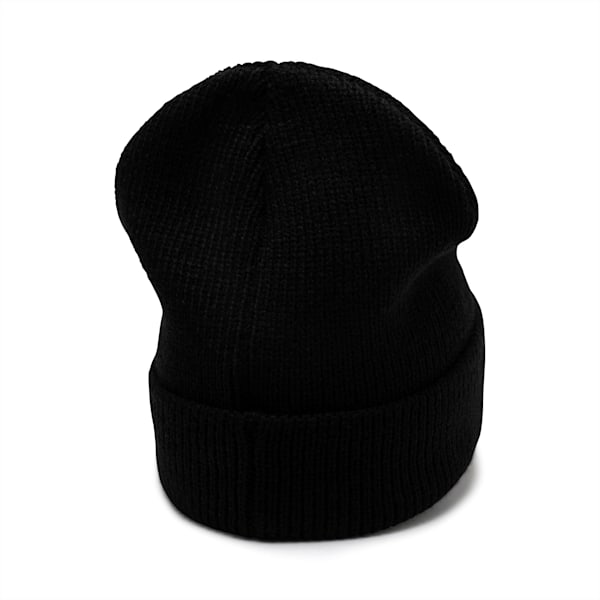 Classic Ribbed Beanie, Puma Black, extralarge