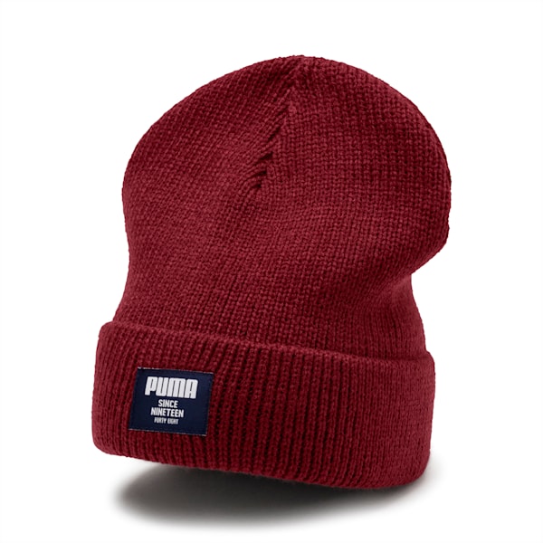 Classic Ribbed Beanie, Pomegranate, extralarge-IND