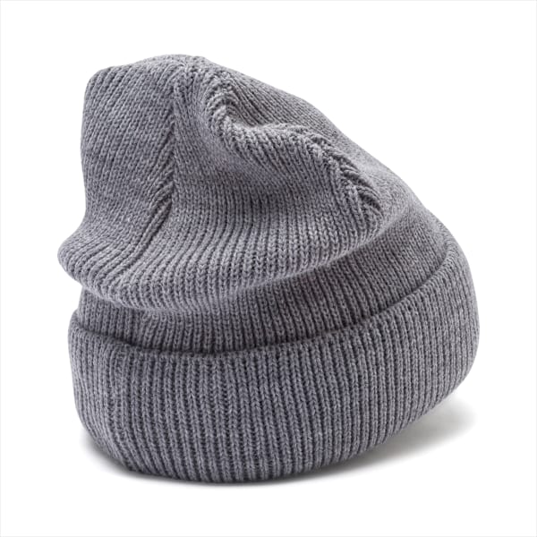 Classic Ribbed Beanie, Medium Gray Heather, extralarge