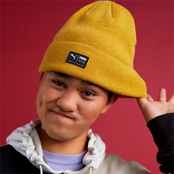 Archive Heather Beanie, Mineral Yellow, extralarge