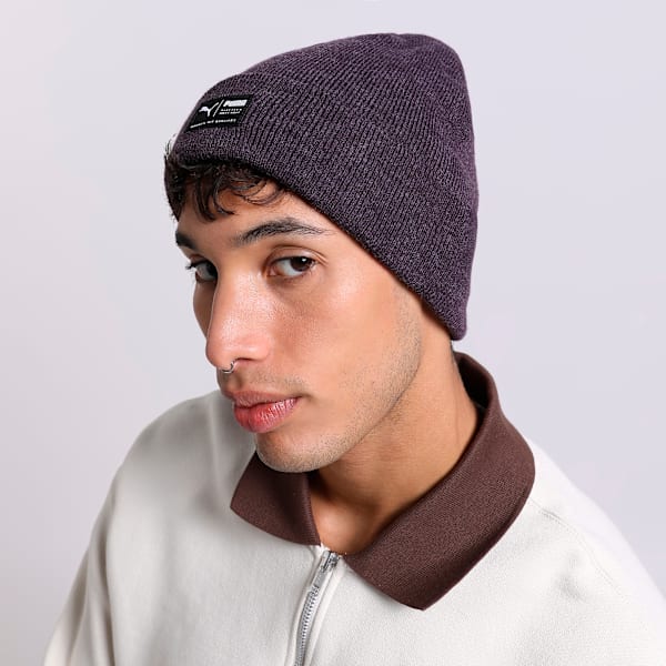 Archive Heather Beanie, Midnight Plum, extralarge-IND
