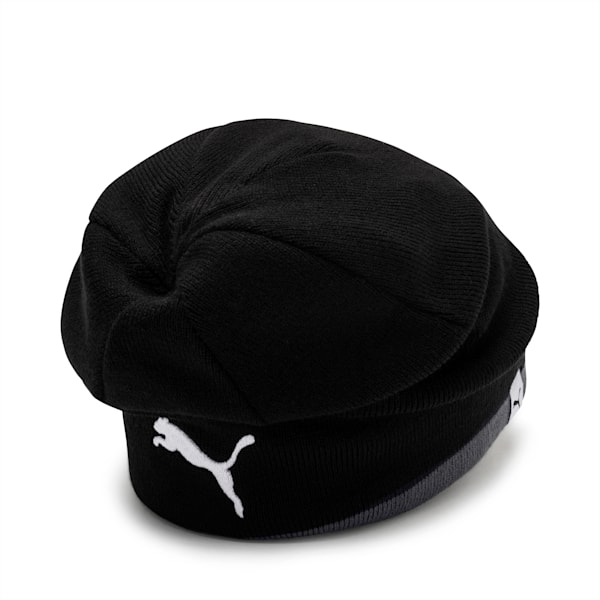 Arsenal Reversible Beanie, Puma Black-Iron Gate, extralarge