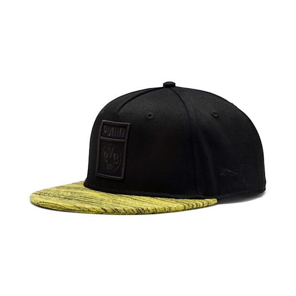 BVB Flatbrim Hat, Puma Black, extralarge