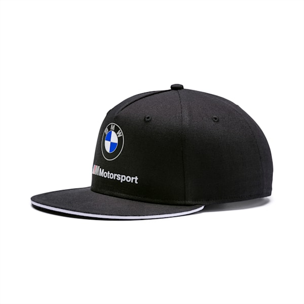 BMW M Motorsport Flatbrim Cap, Puma Black, extralarge