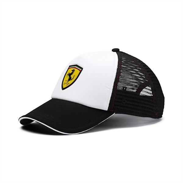 Scuderia Ferrari Fanwear Trucker BB Cap, Puma Black, extralarge