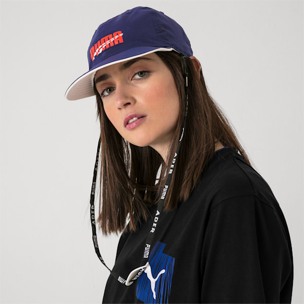 PUMA x ADER ERROR Reversible Cap, Puma White-Peacoat(inside), extralarge