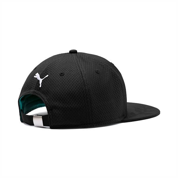 Mercedes AMG Petronas Flatbrim Cap, Puma Black, extralarge