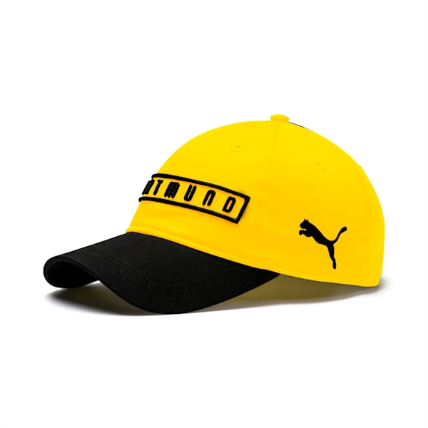 BVB Fan Cap, Puma Black-Cyber Yellow, extralarge