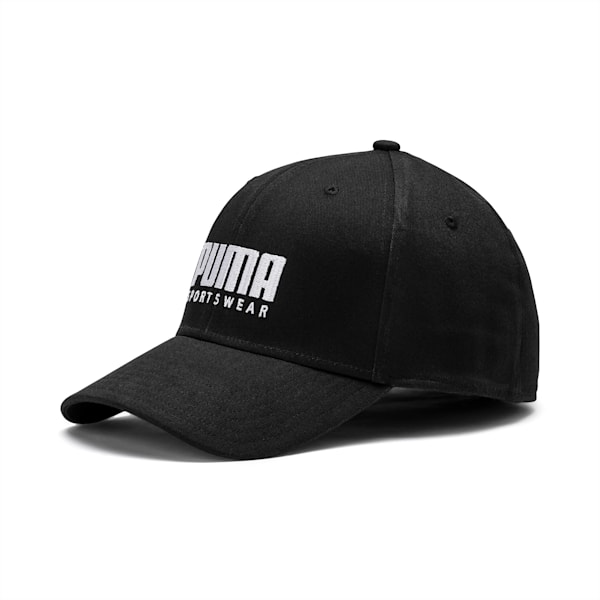 Stretch-fit Baseball Cap, Puma Black, extralarge-IND