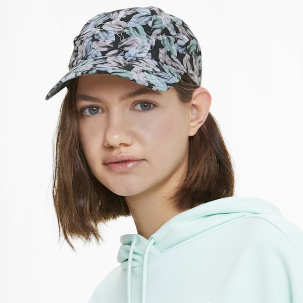 Women's Style Cap, Puma Black-AOP, extralarge