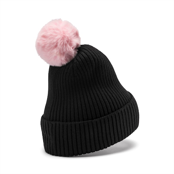 Shift Women's Beanie, Puma Black-Bridal Rose, extralarge