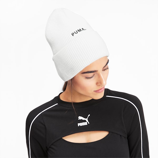 Hybrid Fit Trend Beanie, Puma White, extralarge