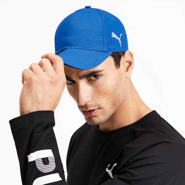 teamLIGA Cap, Electric Blue Lemonade-Puma Black, extralarge