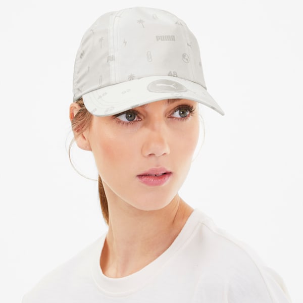 PUMA x SELENA GOMEZ All-Over Printed Women's Baseball Cap, Whisper White-AOP, extralarge-IND