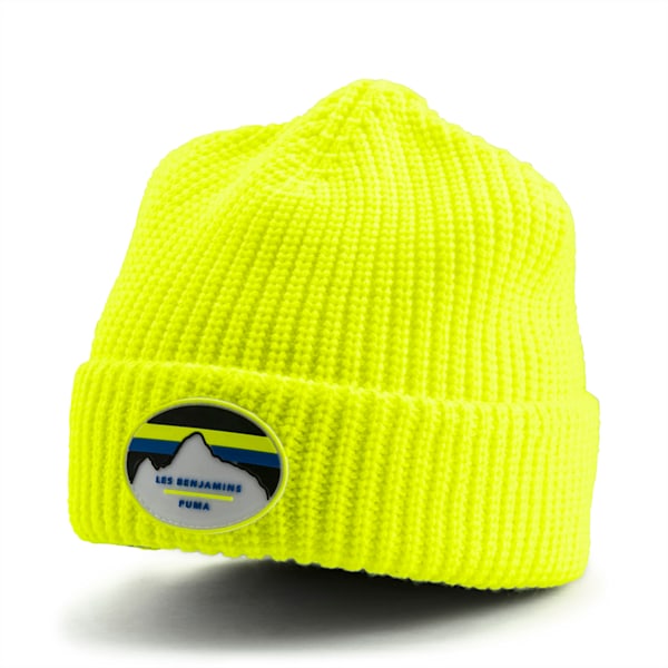 PUMA x LES BENJAMINS Beanie, Safety Yellow, extralarge