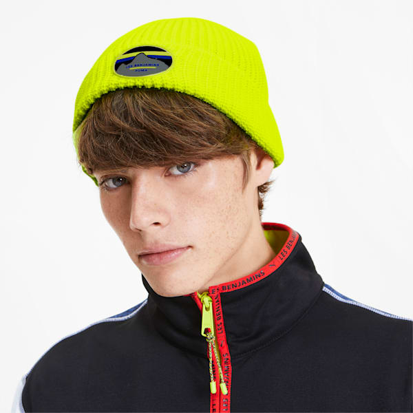 PUMA x LES BENJAMINS Beanie, Safety Yellow, extralarge