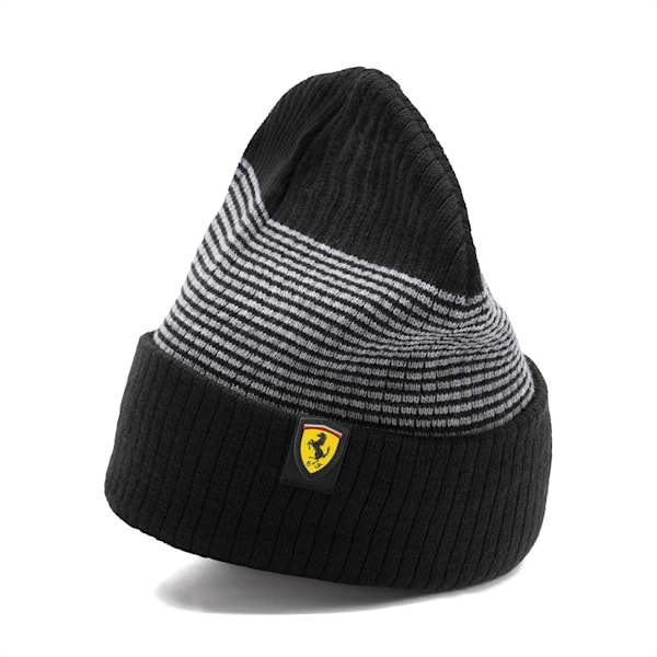 Scuderia Ferrari Fanwear Beanie, Puma Black, extralarge