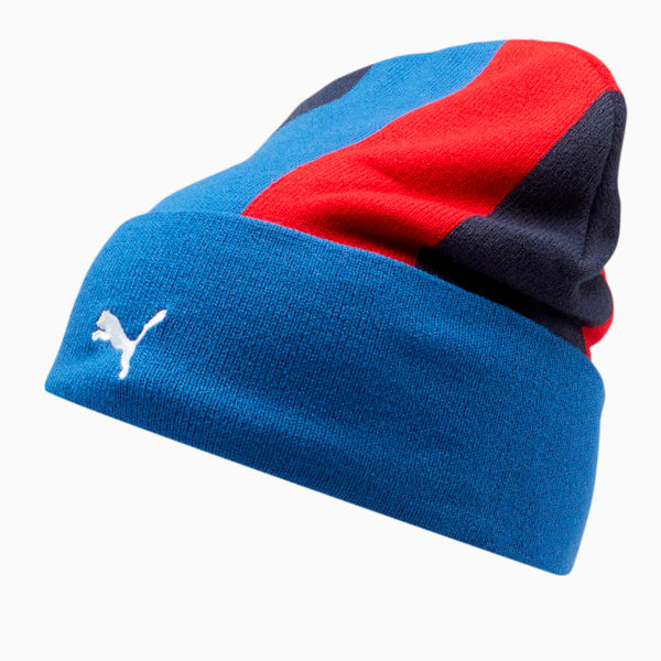 Scuderia Ferrari Fanwear Street Beanie, Galaxy Blue-Rosso Corsa, extralarge