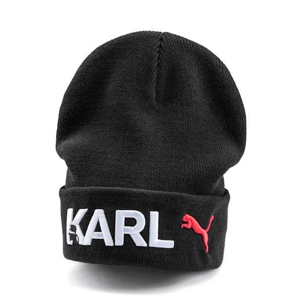 PUMA x KARL LAGERFELD Beanie, Puma Black, extralarge