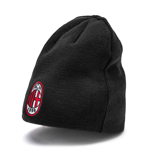 AC Milan Reversible Beanie, Tango Red -Puma Black, extralarge