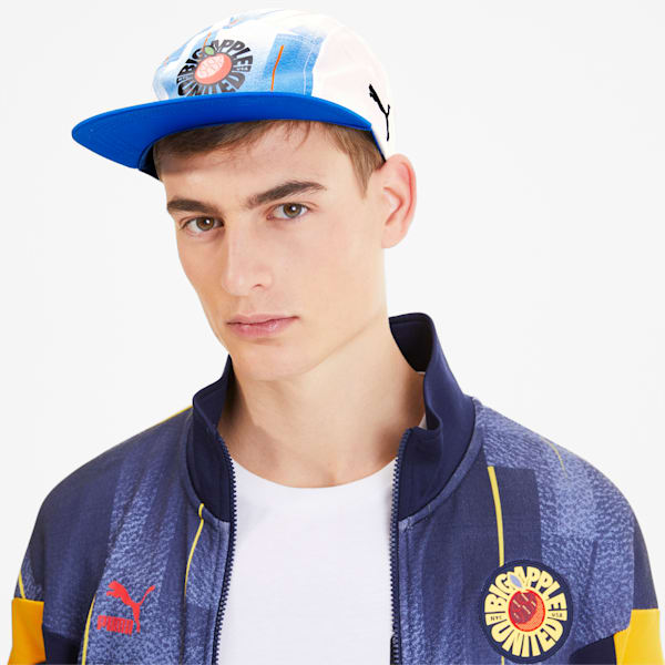 Influence Pack New York Cap, Puma White-Electric Blue Lemonade, extralarge