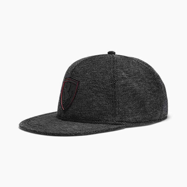 Scuderia Ferrari Lifestyle Flatbrim Cap, Puma Black, extralarge