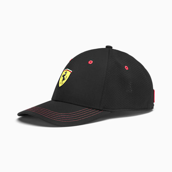 Scuderia Ferrari Fanwear Unisex Baseball Cap, Puma Black, extralarge-IND