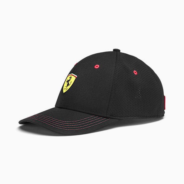 Scuderia Ferrari Fanwear Baseball Cap, Puma Black, extralarge