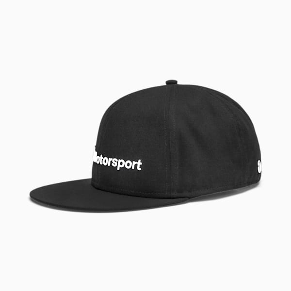 BMW M Motorsport Flatbrim Cap, Puma Black, extralarge