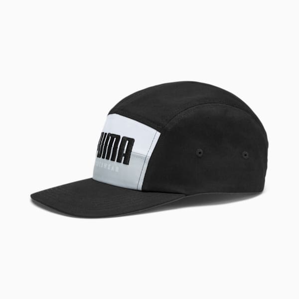 PUMA 5 Panel Cap, Puma Black-High Rise, extralarge