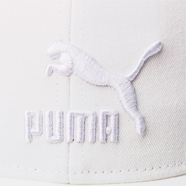 ユニセックス アーカイブ ロゴ BB キャップ, Puma White-puma white Logo, extralarge-JPN