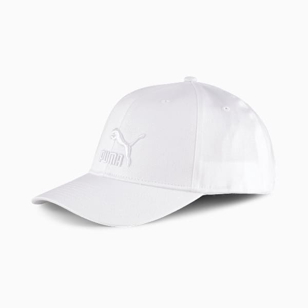 Archive Logo Baseball Cap, Puma White-puma white Logo, extralarge