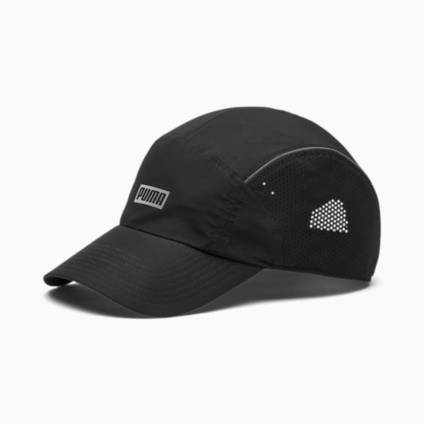 Performance Reflective Logo Running Cap, Puma Black, extralarge-IND