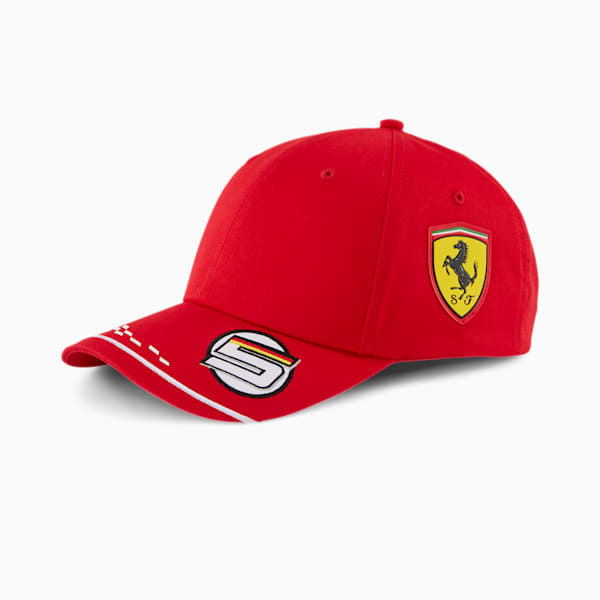 Scuderia Ferrari Replica Vettel Baseball Cap, Rosso Corsa, extralarge