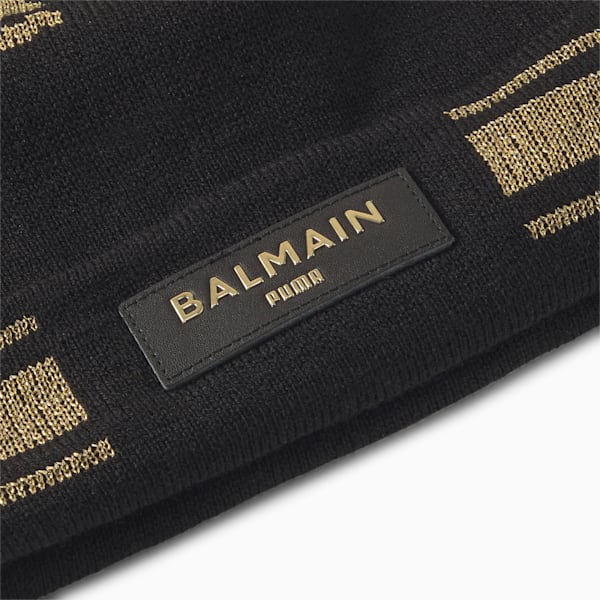 PUMA x BALMAIN Cat Beanie, Puma Black, extralarge