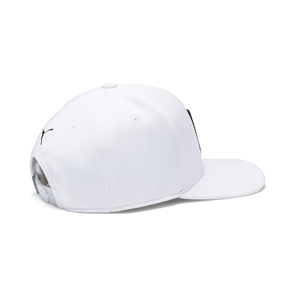 Boys' Golf Cap, Bright White, extralarge-IND