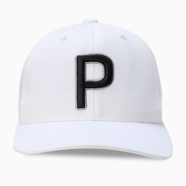 Boys' Golf Cap, Bright White, extralarge-IND