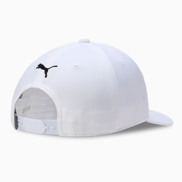 Boys' Golf Cap, Bright White, extralarge-IND