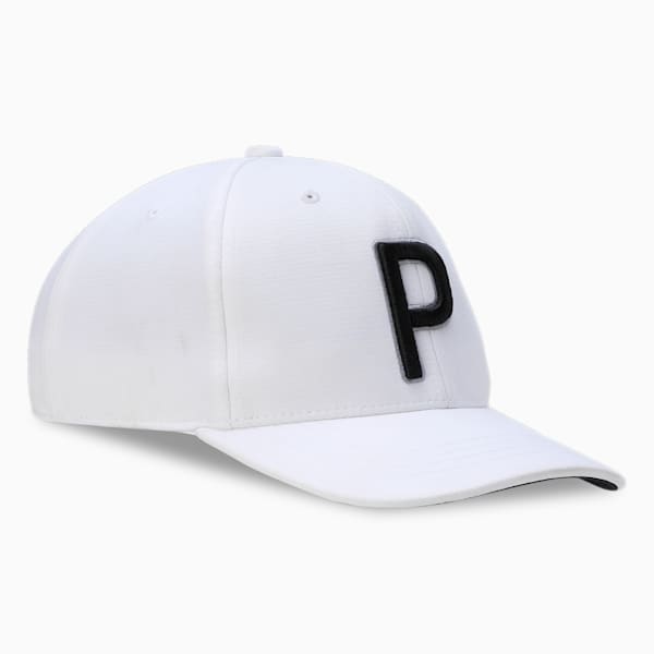 Boys' Golf Cap, Bright White, extralarge-IND