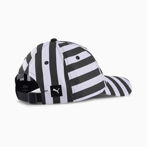 PUMA x ODIN Cap, Puma White-Puma Black-Stripes, extralarge