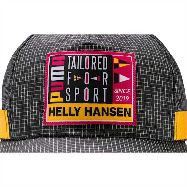 PUMA x HELLY HANSEN Baseball Cap, Puma Black-BRIGHT ROSE, extralarge