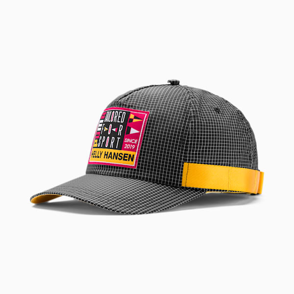 PUMA x HELLY HANSEN Baseball Cap, Puma Black-BRIGHT ROSE, extralarge