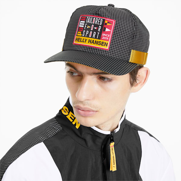 PUMA x HELLY HANSEN Baseball Cap, Puma Black-BRIGHT ROSE, extralarge