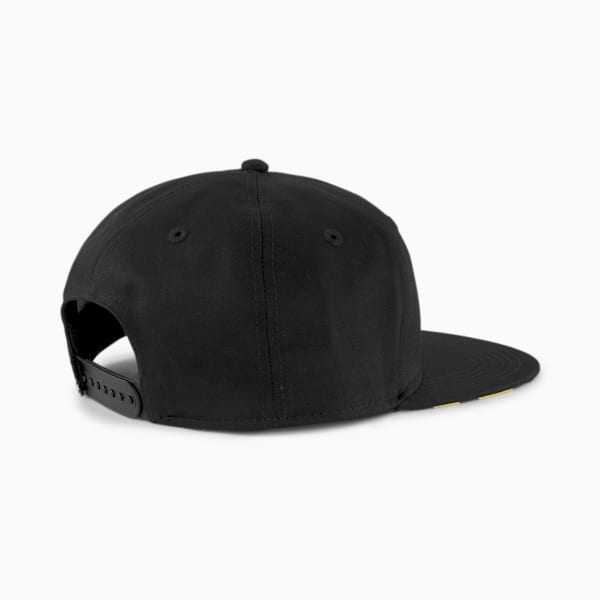 BVB ftblCulture Flatbrim Cap, Puma Black-Cyber Yellow, extralarge